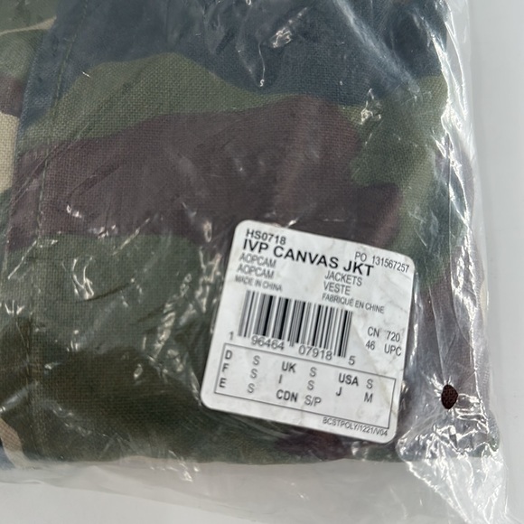 Adidas Ivy Park Unisex Green Long Sleeve High Neck Canvas Jacket S - Picture 5 of 16